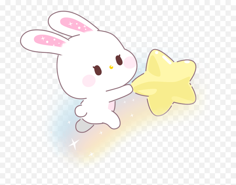 Rabbit Easter Bunny Desktop Wallpaper - Happy Emoji,Bunny Face Clipart