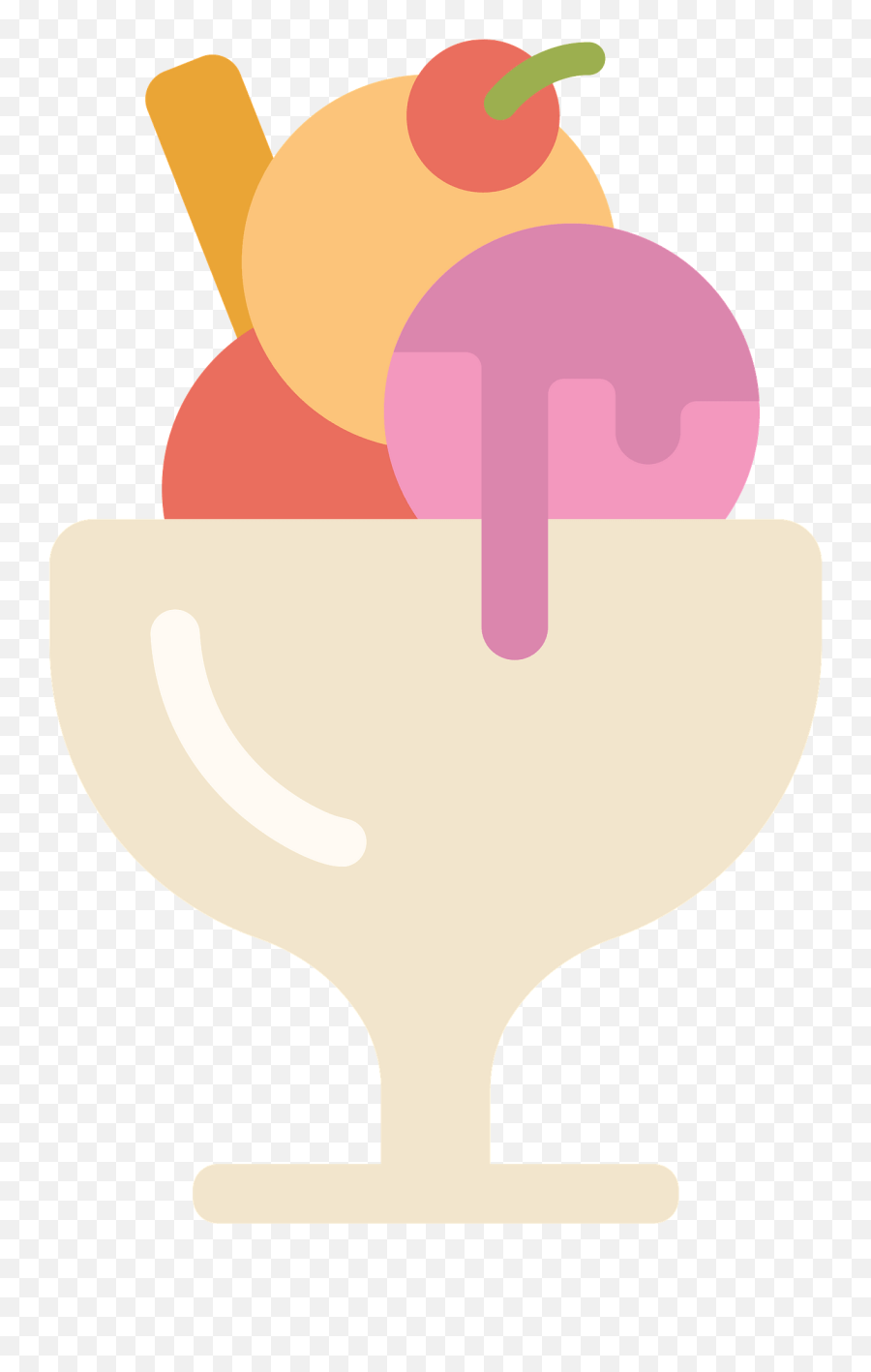 Ice Cream Sundae Clipart Free Download Transparent Png Emoji,Sundae Clipart