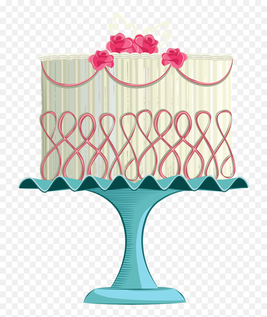 Download Hd Cupcake Bolos E Etc Cake - Cake On Stand Clipart Emoji,Cake Clipart