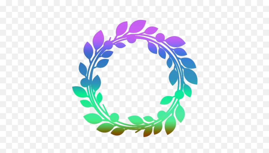 Leaf Wreath Border Png Clip Art Pngimagespics Emoji,Music Border Png