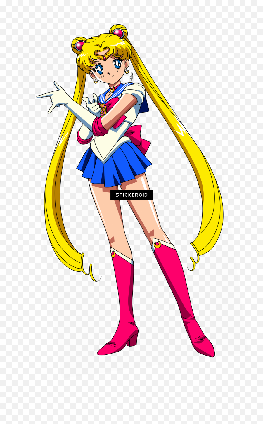 Anime Png Sailor Moon Transparent Png - Sailor Moon Varita Magica Emoji,Anime Png