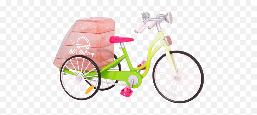 Delivery Bike 18 - Inch Doll Bicycle Our Generation Emoji,Tandem Bike Clipart