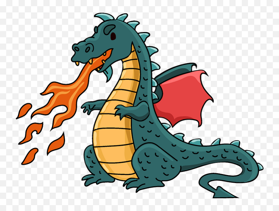 Dragon Clipart - Clipart Picture Of Dragon Emoji,Dragon Clipart