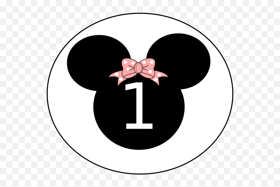 Birthday Clip Art At Clker Com Vector - Minnie Mouse Head Minnie Mouse Birthday Clipart Png Emoji,Minnie Mouse Bow Clipart