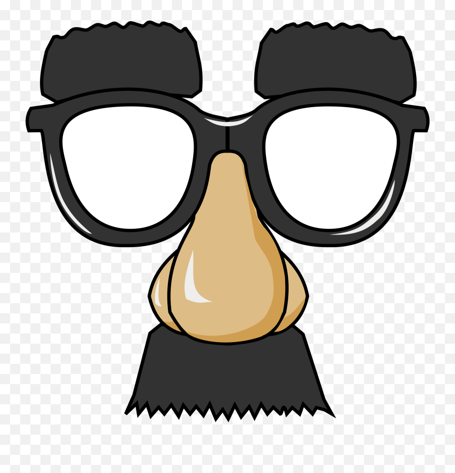 Best Nose Clipart - Big Nose Glasses Mask Emoji,Nose Clipart