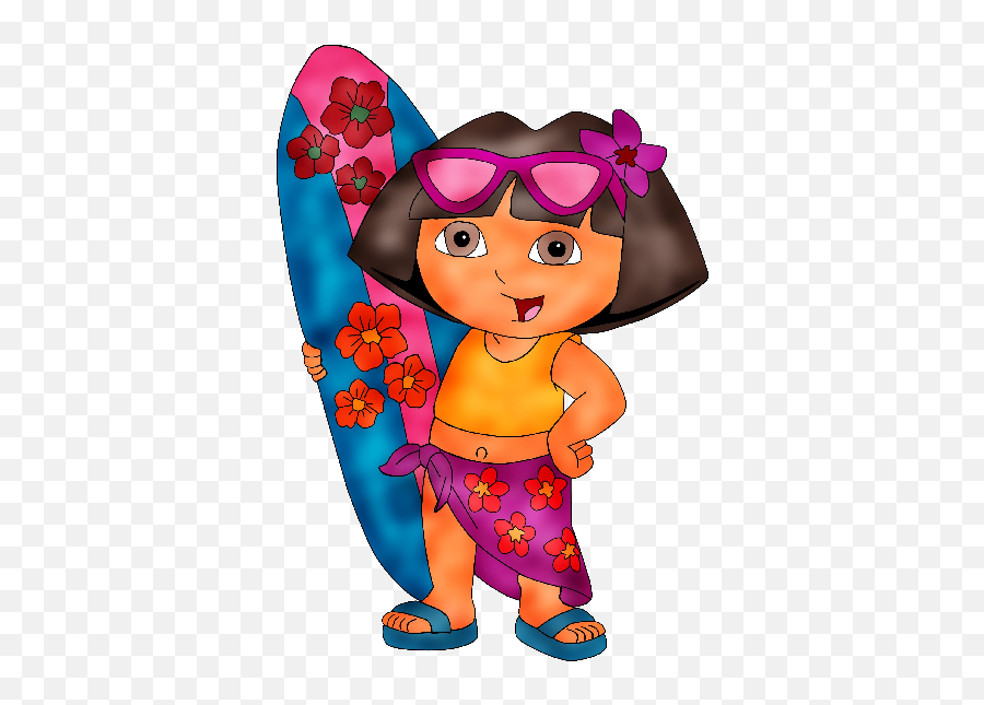 Download Hd Dora Adventure Clipart Free - Dora In Beach Transparent Background Emoji,Adventure Clipart