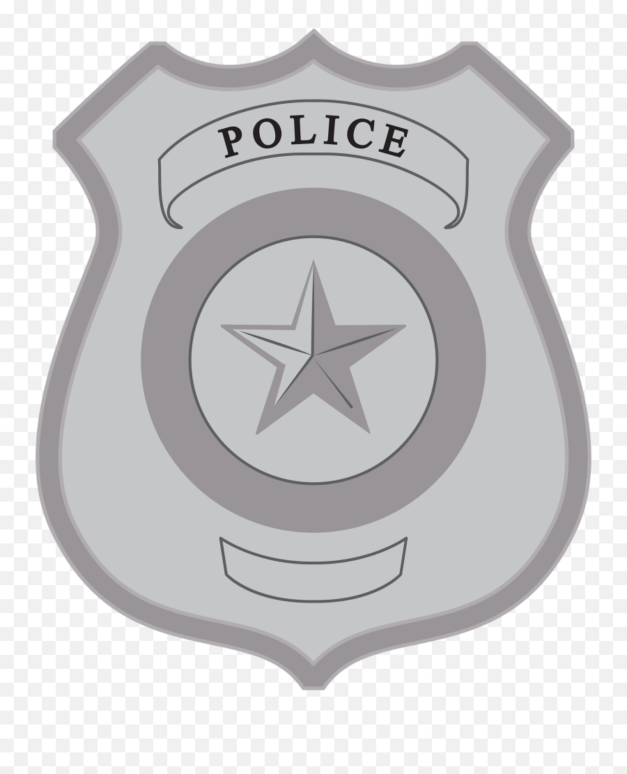 Police Badge Clipart - Solid Emoji,Police Badge Clipart