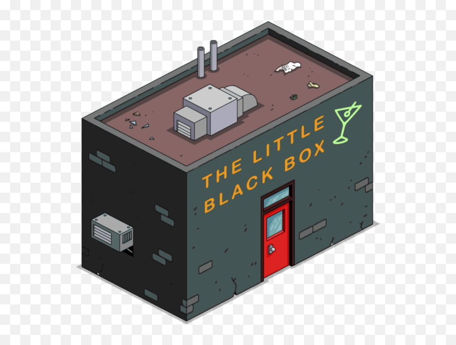 Tapped - Black Box Simpsons Emoji,Black Box Png