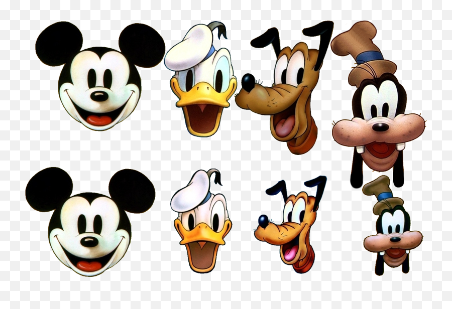 Mickey Mouse Face Png Image With No - Opening Disney Cartoon Faces Emoji,Mickey Mouse Face Png