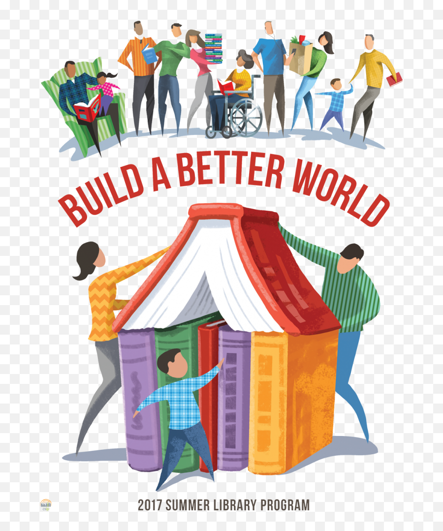 Literacy Clipart Reading Challenge - Build A Better World Poster About Community Program Emoji,Challenge Clipart