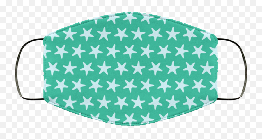 Green Face Mask - Graphite 100 Lattice Emoji,Blue Starfish Logo