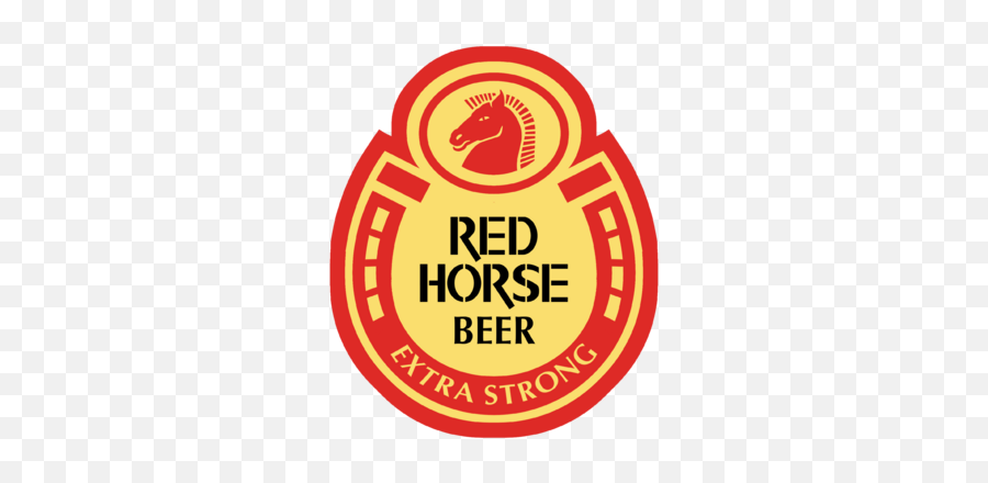 Red Horse Extra Strong - Red Horse Beer Logo Png Emoji,Red Logo