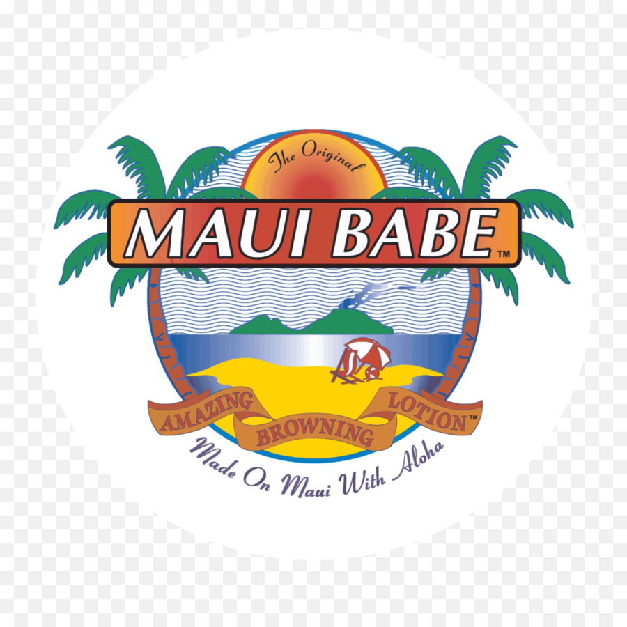 Maui Babe U2013 New York Glass - Maui Babe Browning Lotion Logo Emoji,116 Logo