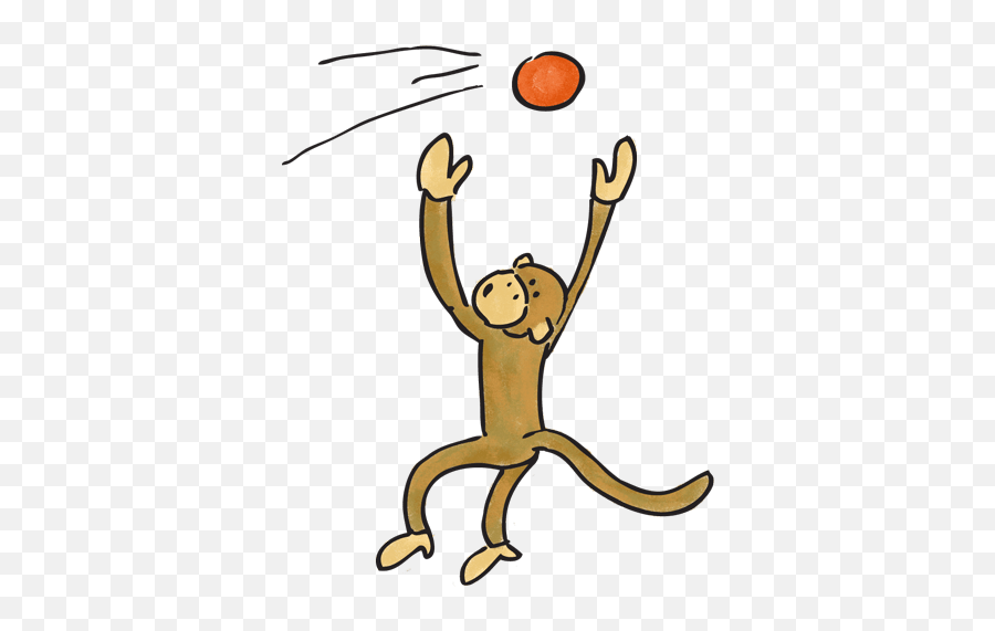 Monkey In The Middle Is A Throwing And Catching Game For A Emoji,Youth Group Clipart