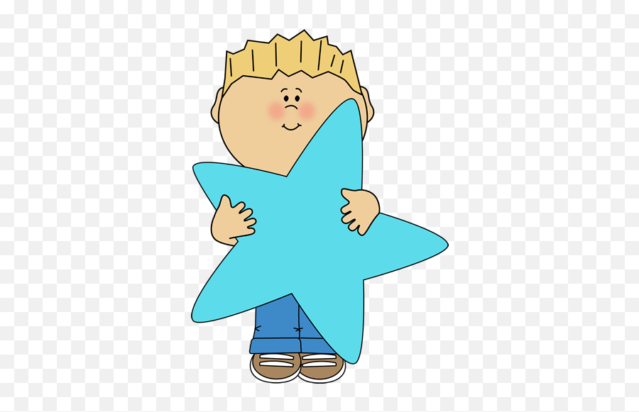 Star Clip Art - Boy Holding Star Clipart Emoji,Stars Clipart