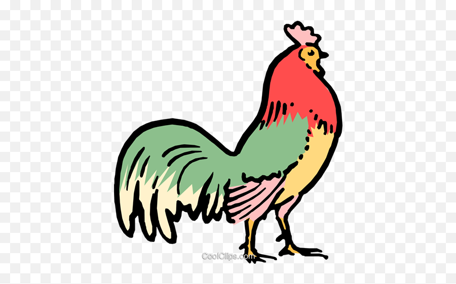 Download Cartoon Rooster Royalty Free - Rooster Transparent Cartoon Emoji,Rooster Clipart