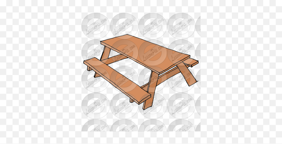 Picnic Picture For Classroom Therapy - Outdoor Table Emoji,Picnic Clipart