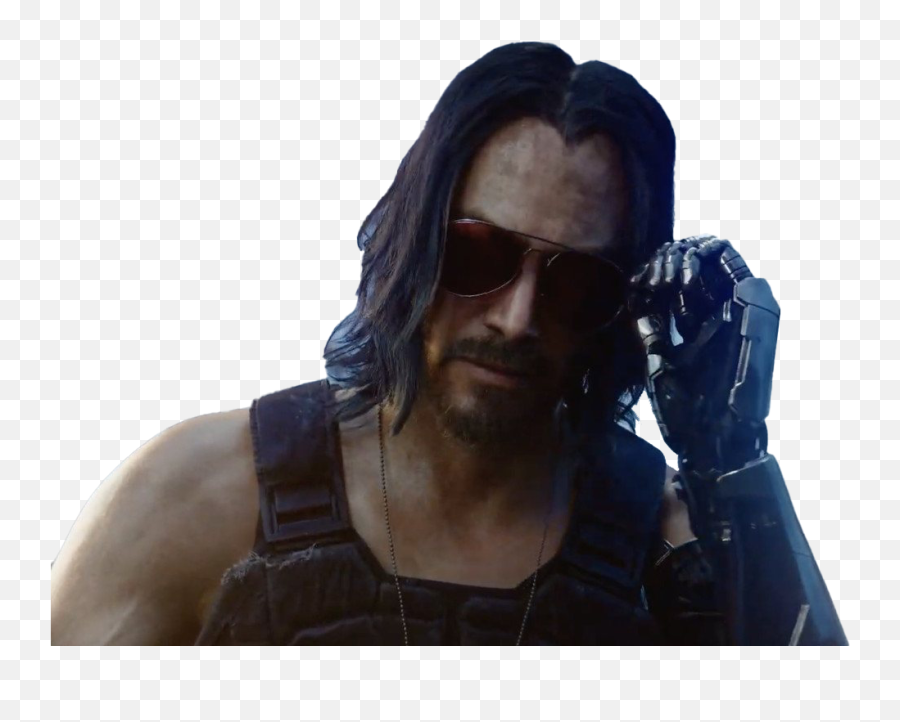 Cyberpunk 2077 Keanu Reeves Png Clipart Png All - Keanu Reeves Cyberpunk Transparent Emoji,Cyberpunk 2077 Logo