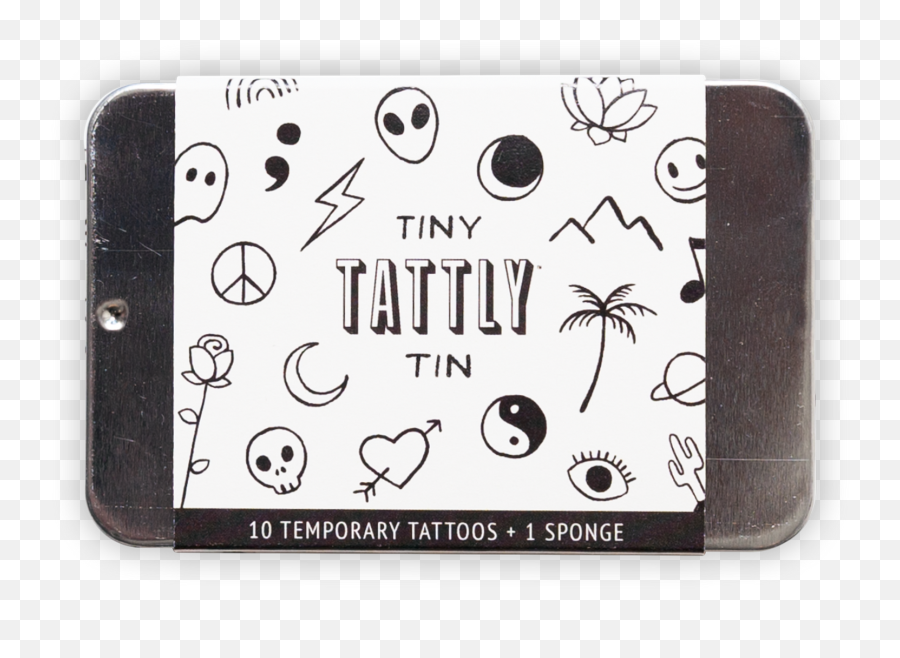 Tiny Flash Art Tin From Team Tattly From Tattly Temporary Emoji,Flash Effect Png
