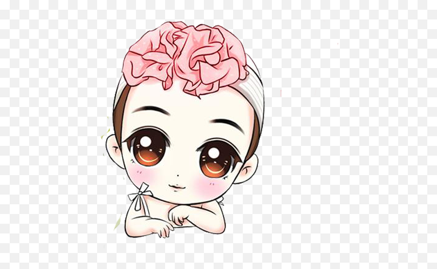 Android Application Package Download Clip Art - Cute Baby Cute Girl Cartoon Download Emoji,Baby Girl Clipart