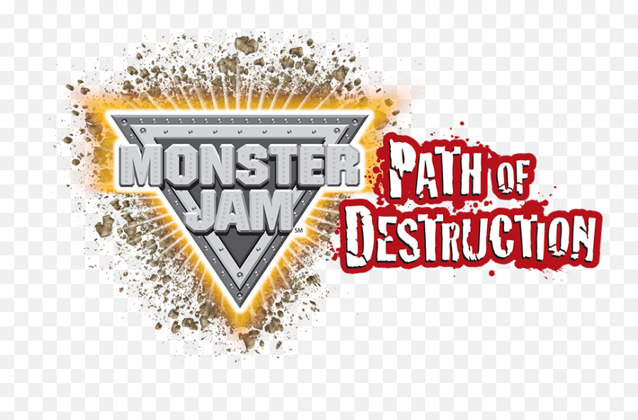 Path Of Destruction In - Language Emoji,Monster Jam Logo