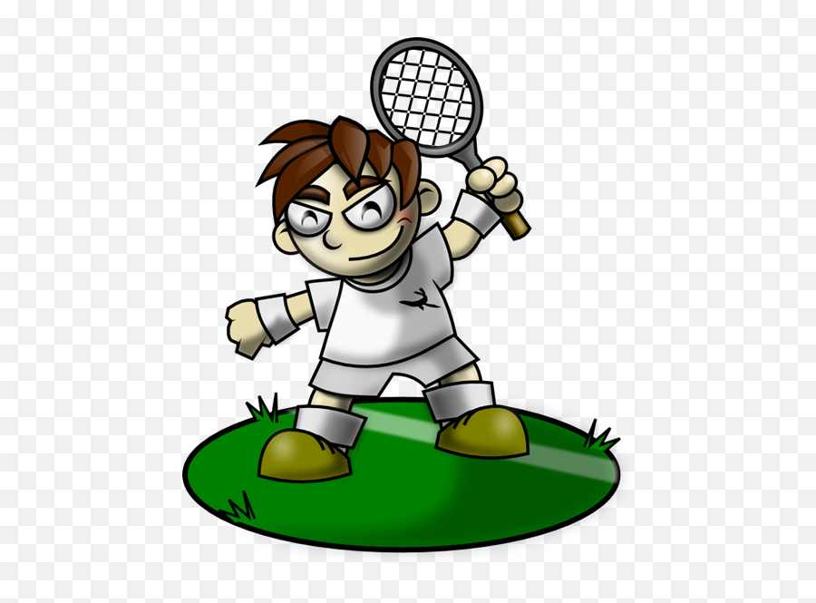 Tennis Free To Use Clip Art - Clipartix Tennis Player Emoji,Tennis Racket Clipart