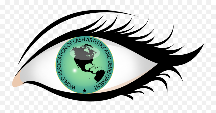 Eyelashes Clipart Natural Frames - Eye With Globe For Logo Emoji,Eyelashes Clipart