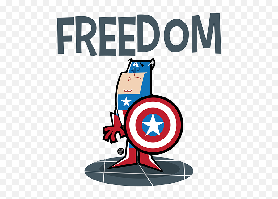 Captain America Vector On Behance - Clipart Best Clipart Best Vector Graphics Emoji,Captain America Clipart