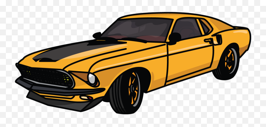 Ford Mustang Boss - First Fast And Furious Car Drawings Emoji,Mustang Clipart