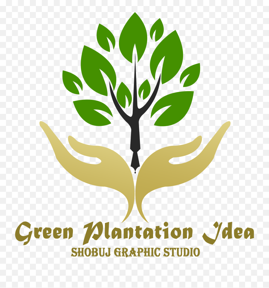 Green Plants Logo Idea - Production Emoji,Logo Idea