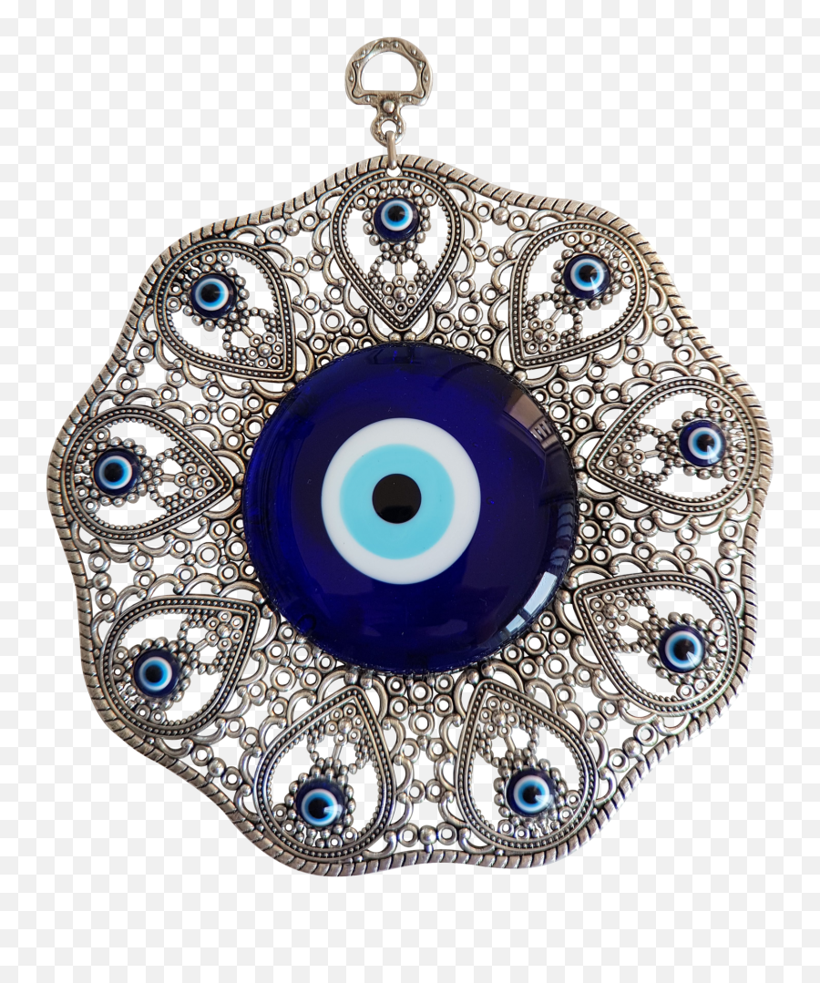 Download Bead Global Turkish Glass Blue Evil Eye Wall Hanging - Evil Eye Emoji,Evil Eyes Png