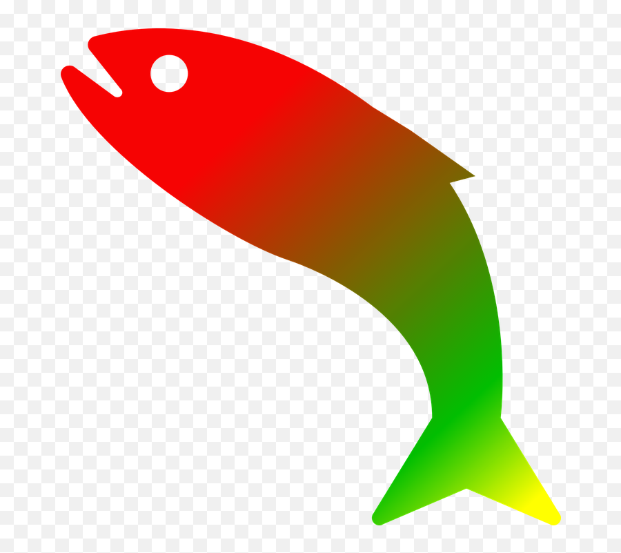 Fish Rainbow Trout - Simple Red Fish Clipart Emoji,Trout Clipart