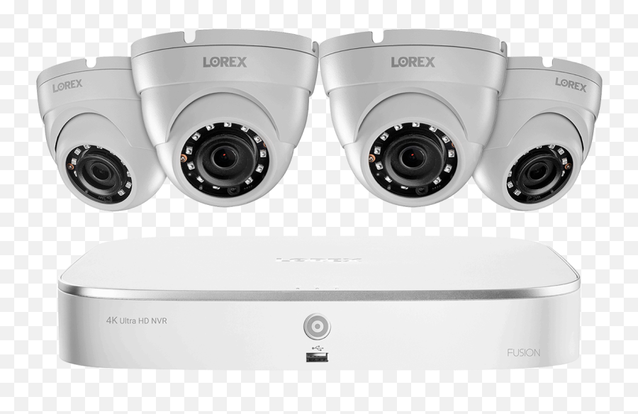 2k Ip Security Camera System With 8 - Channel Nvr And 4 Night Vision Security Camera Emoji,Dvd Logo Hits Corner