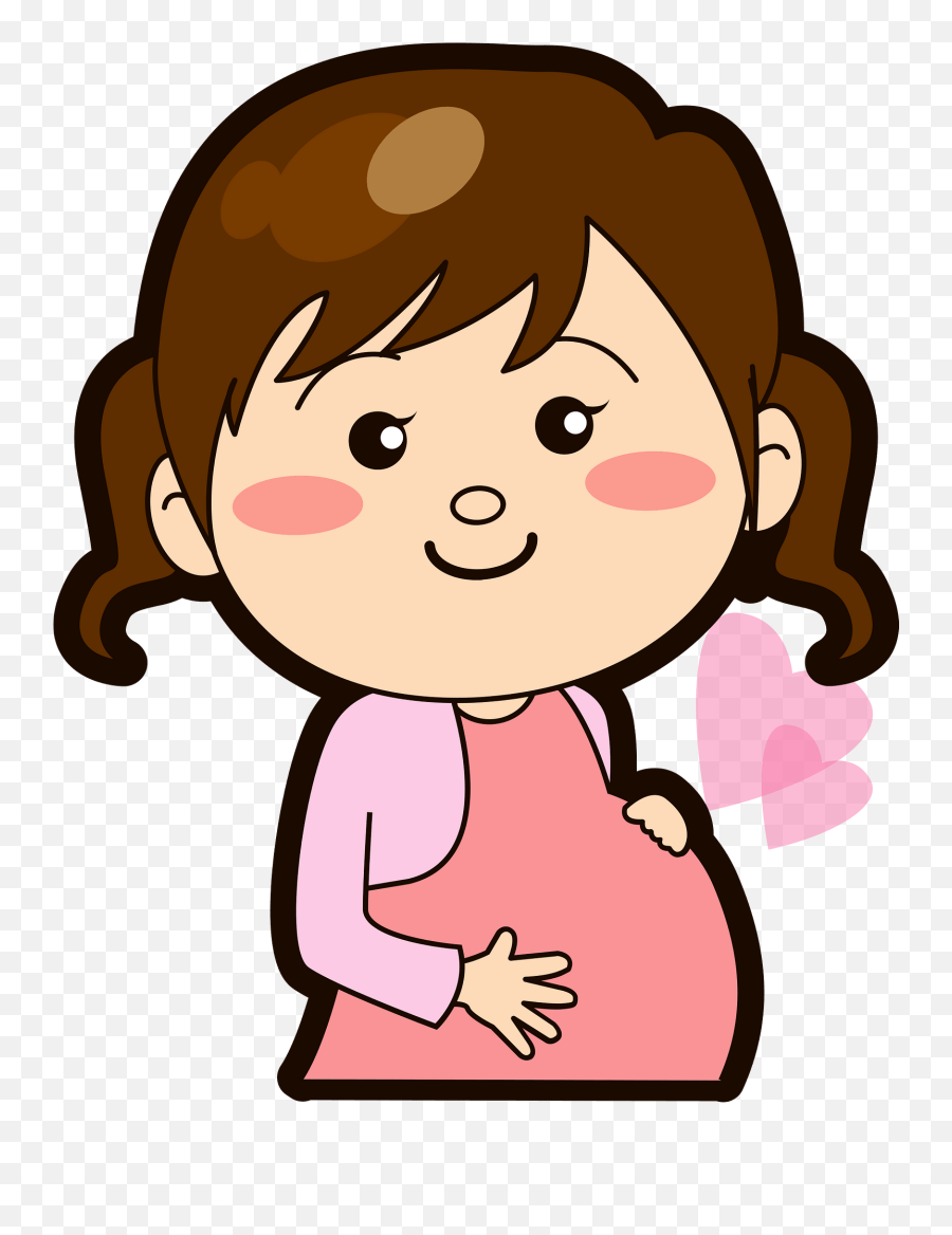 Pregnancy Clipart - Disukai Janin Dalam Kandungan Emoji,Pregnant Clipart