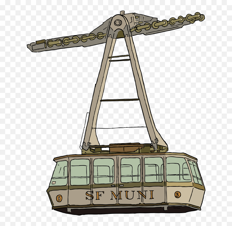 Aerial Tramway Clip Art At Clkercom - Vector Clip Art Aerial Tramway Clipart Emoji,Transport Cliparts