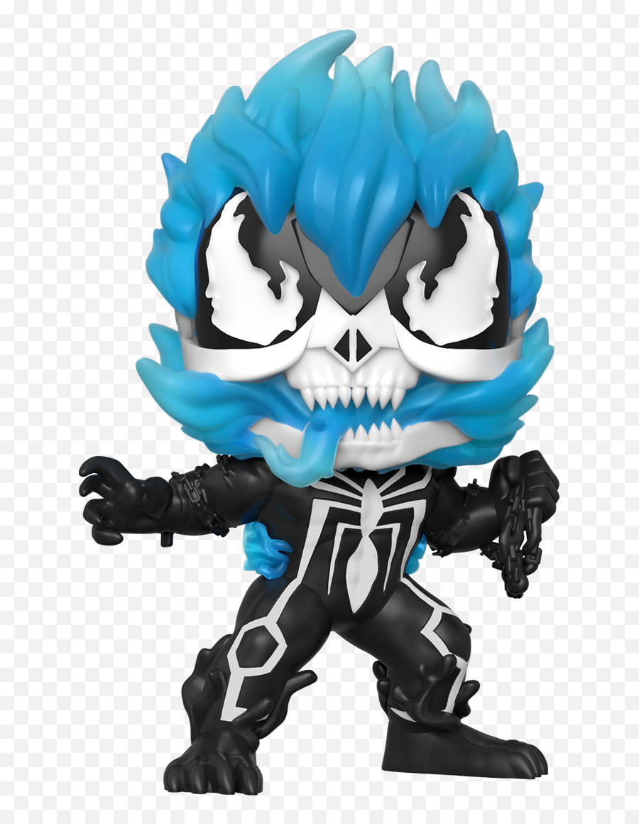 Funko Pop U0026 Tee Marvel - Venom Ghost Rider Large Walmart Exclusive Funko Pop Venomized Ghost Rider Blue Emoji,Ghost Rider Png