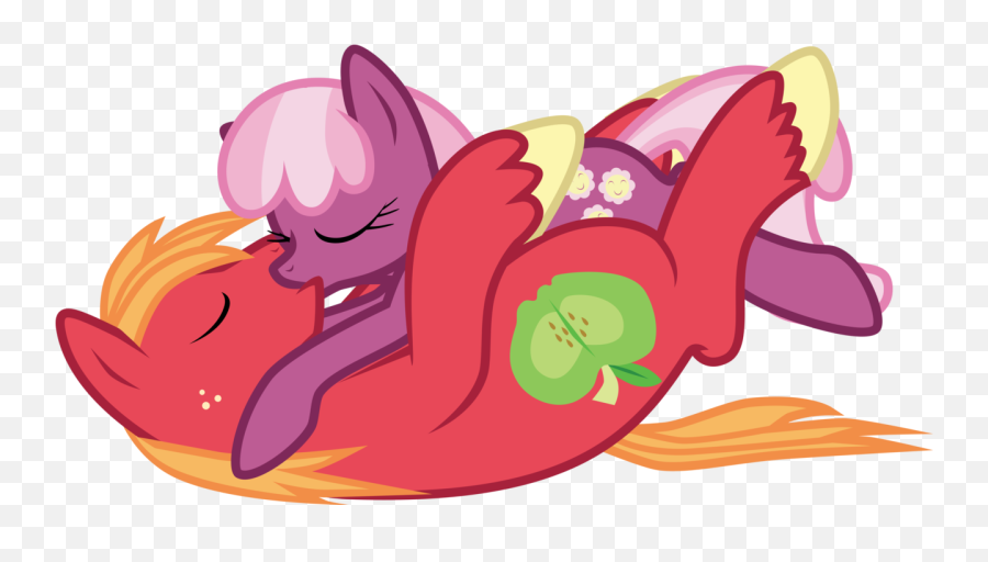 Cheerilee Cheerimac Earth Pony Kissing Male Pony - Mlp My Little Pony Cheerimac Cheerilee Kissing Emoji,Clipart For Macintosh