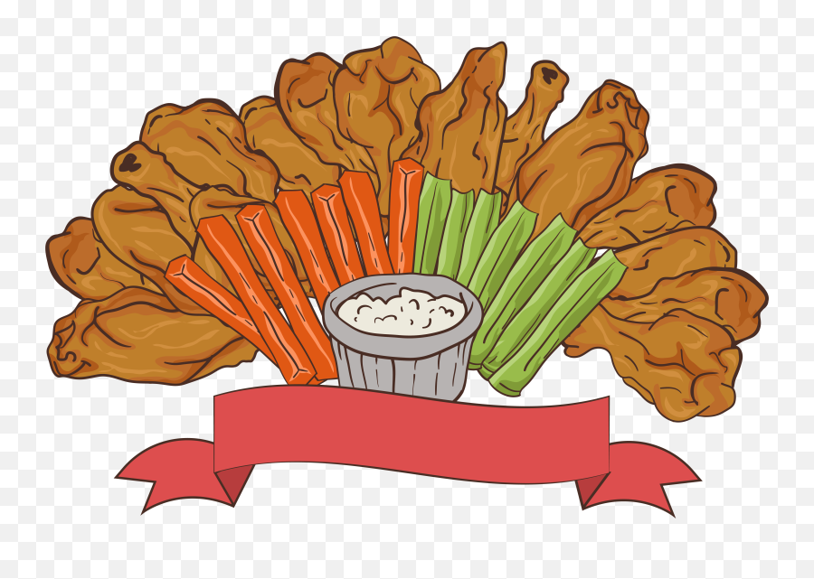 Buffalo Wing Png - Chicken Wing Clipart Transparent Chicken Wings Png Vector Emoji,Wings Clipart