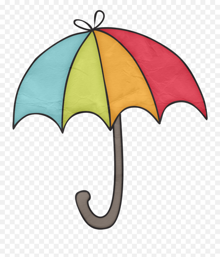 Umbrella With Rain Cartoon Clipart - Full Size Clipart Umbrella And Rain Cartoon Emoji,Raining Clipart
