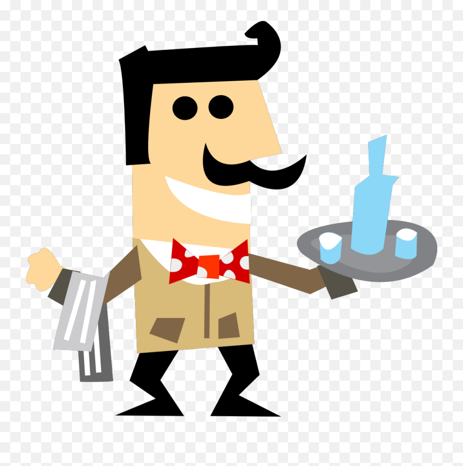 Waiter - Tipping Created In The Us Emoji,Waiter Clipart