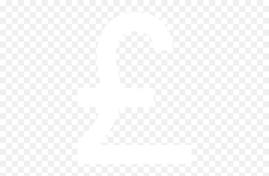 White British Pound 2 Icon - Pound Icon White Png Emoji,Pound Logos