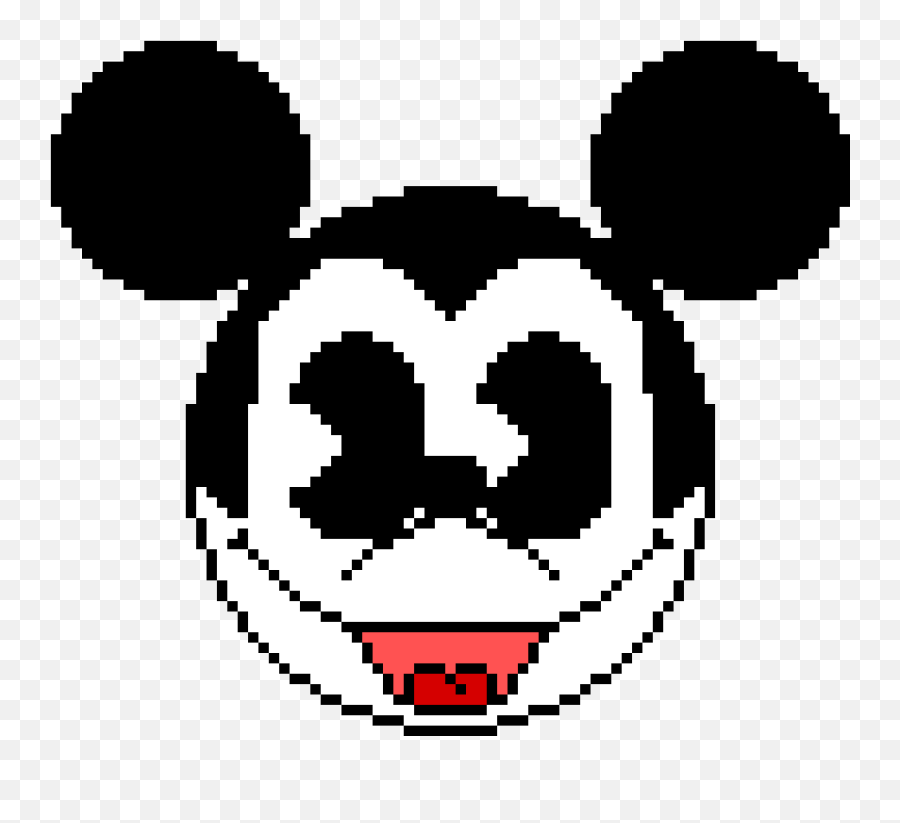 Classic Mickey Mouse Face Hd Png - Easy Soccer Ball Pixel Art Emoji,Mickey Mouse Face Png