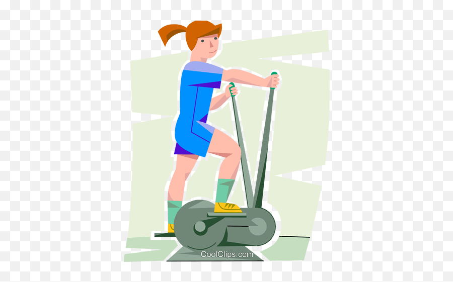 Elliptical Trainer Royalty Emoji,Working Out Clipart