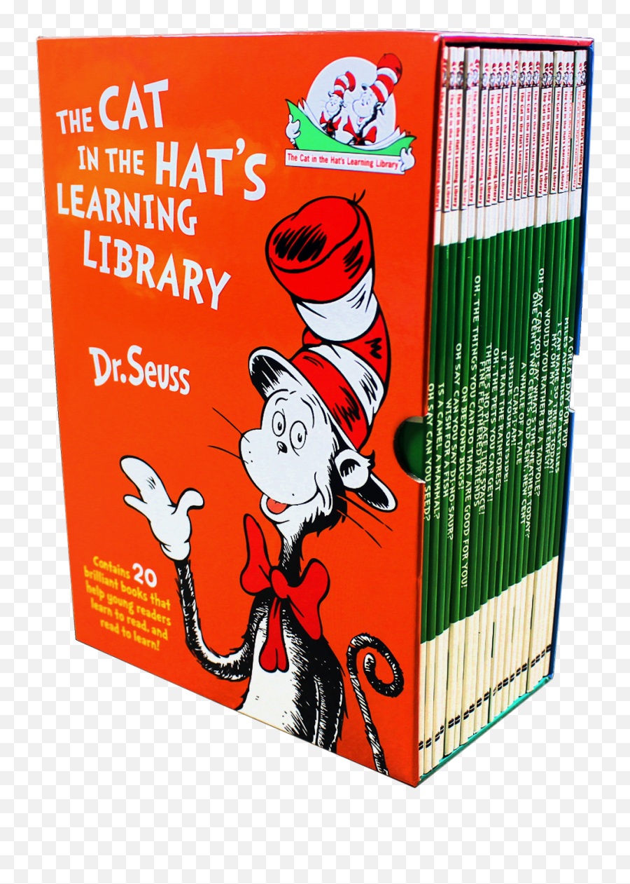 Download The Cat In The Hat Learning Library Collection - Cat In The Learning Library 20 Books Emoji,Cat In The Hat Transparent