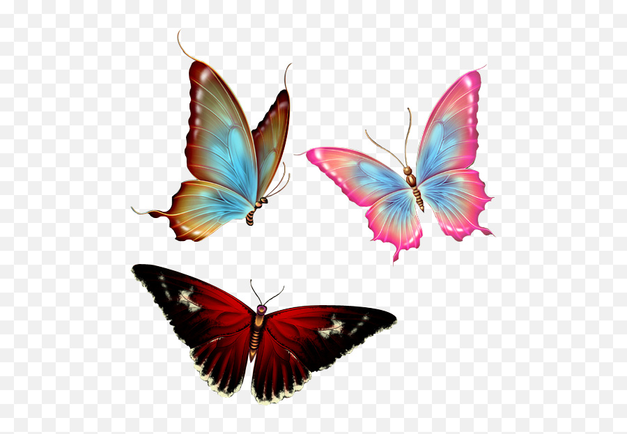 Download Render Papillons By Emoji,Nature Transparent
