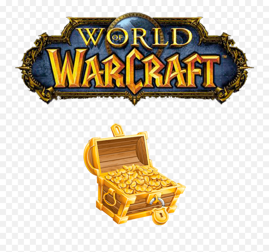 Warcraft Logo Png - World Of Warcraft Gold Logo Transparent Emoji,World Of Warcraft Logo