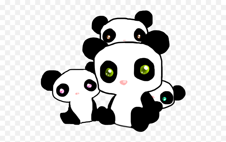 Download Chibi Panda By Toxicalkiss On Clipart Library Emoji,Cute Panda Clipart