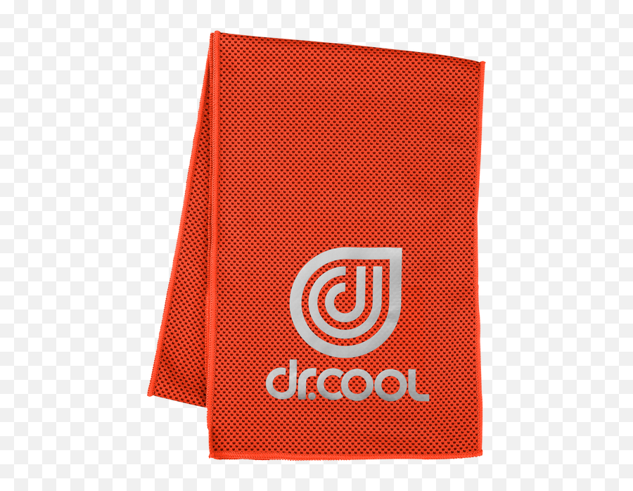Dr Cool Chill Sport Cooling Towel - Mandarin Red Emoji,Cool C Logo