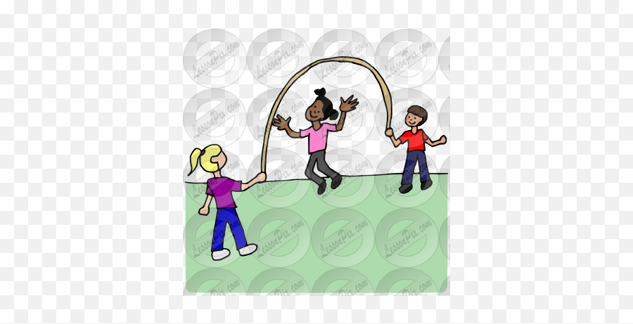 Jump Rope Picture For Classroom Therapy Use - Great Jump Emoji,Jump Rope Png