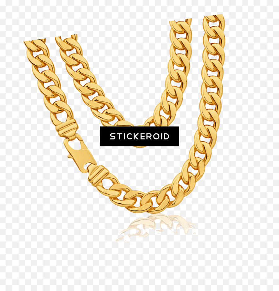 Download Hd Chain - Gold Chain Vector Png Transparent Emoji,Gold Chains Transparent